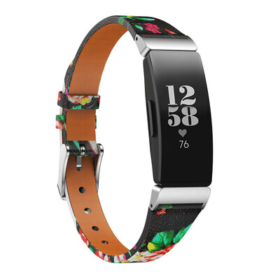 

〖Follure〗Printing Leather Watch Bands Wristband Straps For Fitbit InspireInspire HR