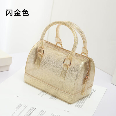 

Jelly Boston Tote Bag Fashion Women Shoulder Bags Large Capacity Candy Woman Handbags&Purses 2019 Summer New Crossbody Bag