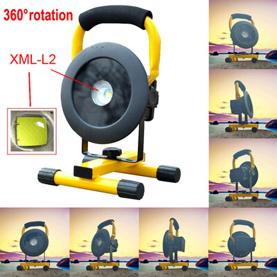 

Saidsome Rechargeable 3500LM L2 LED Floodlight Work Light Caravan Camping Lamp flashlight lamp