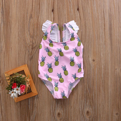 

Toddler Baby Girl Swimwear Pineapple Beach Sunsuit Swimsuit Swimming Costumes UK