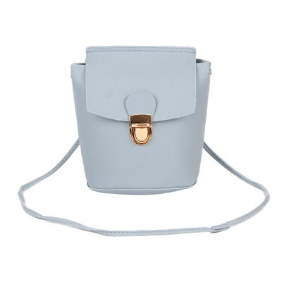 

Women Girls PU Leather Mini Shoulder Bucket Coin Phone Purse Messenger Bags