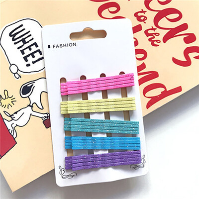 

20pcs 55cm Hair Clip for Hair Clips Wave Flat Curved Hairpin Styling Metal Barrette Candy Color Bobby Pins for Women Girls