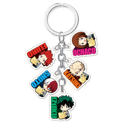 

Cute cartoon My Hero Acaemia Anime Keyring Keychain UK