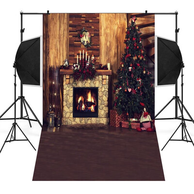 

〖Follure〗Christmas Backdrops Snowman Vinyl 3x5FT Lantern Background Photography Studio