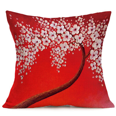 

〖Follure〗Print Sofa Bed Home Decoration Festival Pillow Case Cushion Cover