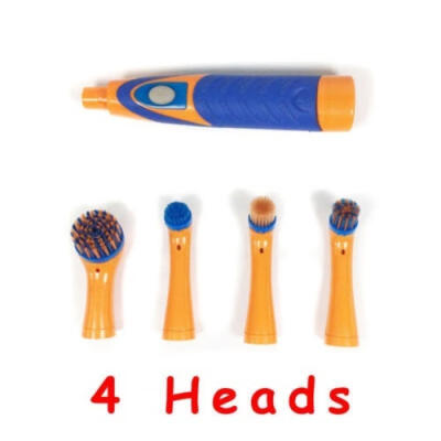 

Nice Practical Scrubber Cleaning Electric Brush Household Spazzola Casa Multiuso 4Heads