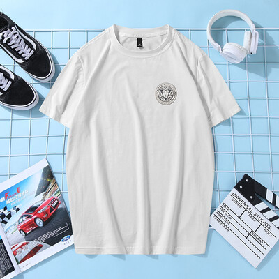 

KSENV round neck short sleeve mens short sleeves trend ice silk 2019 new slim breathable 11196