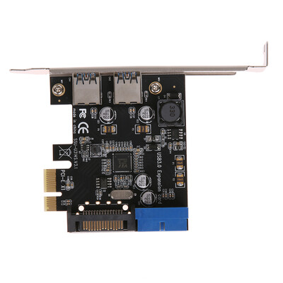

U3V14S PCIE Transfer USB30 Expansion Card Desktop Front 19PIN Interface