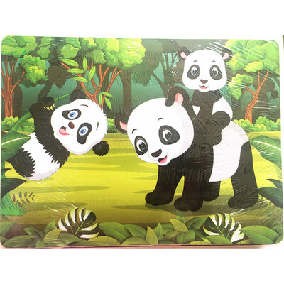 

Gotoamei Wooden Animal Puzzle Jigsaw Blocks Kid Learing Educational Toy