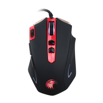 

4000DPI Adjustable High Precision USB Wired 9D Buttons Gaming Esport Optical Mouse Mice 8 Programmable Weight Tuning Cartridge Col