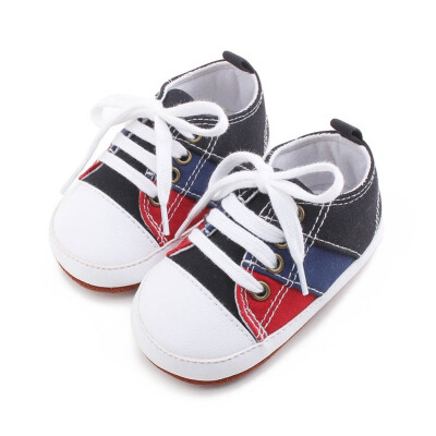 

0-18M Baby Boy Girl Breathable Anti-Slip Canvas Shoes Casual Sneakers Walking Shoe Soft Soled First Walkers