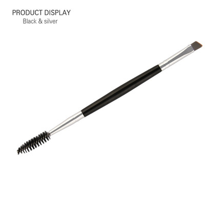 

1pcs 6 Colors Double Head Synthetic Hair Plastic Handle High Quality Pro Eyebrow & Eyelash Brush Tool Cosmetic Makeup Brush