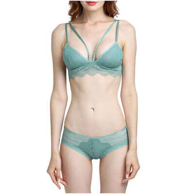 

Toponeto Woman Fashionable An Bra Sets Comfortable Ultrathin No Trace Sexy Lace Underwear