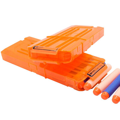

12 Quick Reload Clip System Darts for Toy Gun Nerf N-strike Blaster