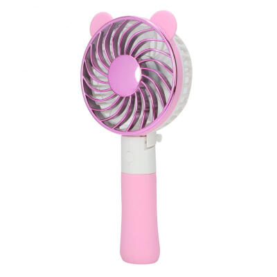 

Greensen Rechargeable Mini Cartoon USB Folding Handhold Portable Cooling Fan