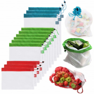 

Fruit&Vegetable Storage Mesh Bag 12pcs