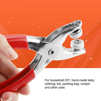 

Greensen Metal Fasteners Press Stud Poppers Buckle Colorful Clothing Snap Buttons & Plier Set