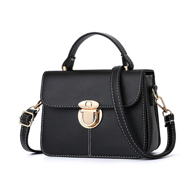 

On the new wave of women Korean version of ins super fire Joker ladies bill of lading shoulder slung small square bag