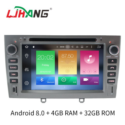 

LJHANG HD 1024600 2din 7 "Quad Core Android 80 DVD del coche para for Peugeot 308 408 con WIFI Radio navegación GPS 2G RAM 4G LE