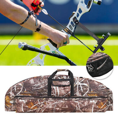 

Greensen Archery Canvas Compound Bow Bag Crossbow Case Pocket Shoulder Strap Backpack Shoot Hunting