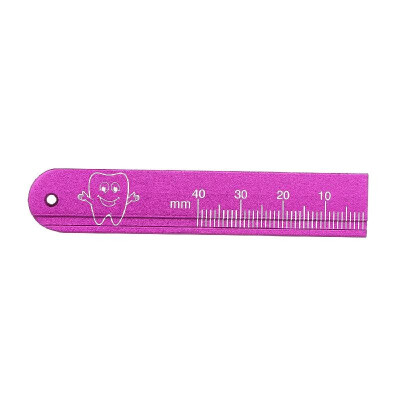 

1Pcs Aluminum Dental Endo Rulers Span Measure Scale Finger Rulers Dental lab Dentist Tools Materials