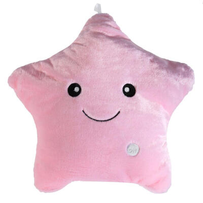 

Small Colorful Stars Luminous Pillow Toys Led Light Plush Pillow Kids Toys