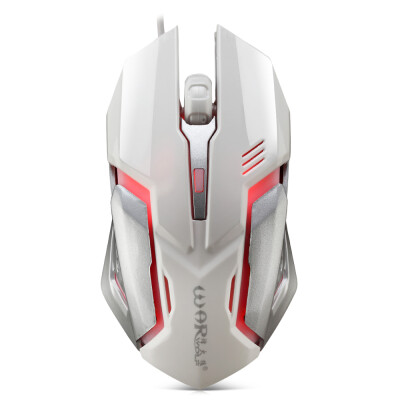 

Warwolf  - 02 Wired Gaming Mouse Adjustable DPI Colorful LED Light