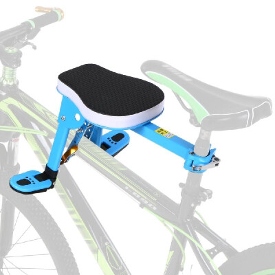 

Front Mount Child Bicycle Seat Kids Saddle Children Safety Front Seat Saddle Cushion with All-around Handrail for Mountain Bike