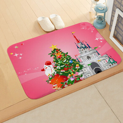 

4060Cm Merry Christmas Floor Door Mats Entrance Outdoor Indoor Home Decor Xmas Ornament