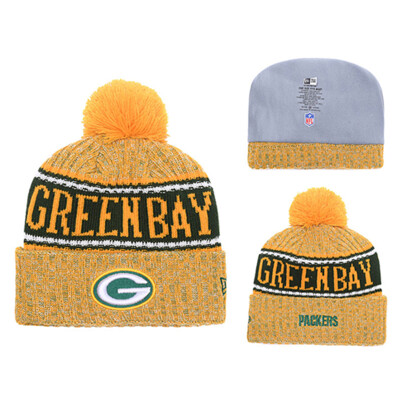 

NFL Football League Packers Green Bay Packers New Era Innocent Knitted Wool Baseball Cap