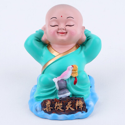 

Car decoration small monk doll creative gift crafts ornaments