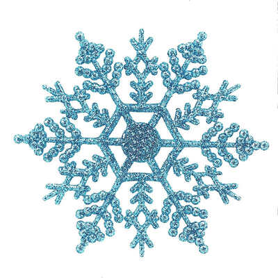 

12PcsSet Sparkly Glitter Snowflake Christmas Ornaments Xmas Tree Hanger Garland Making Decorations