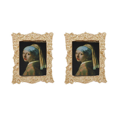 

Flashbuy Alloy Famous Paintings Earrings for Women Mona Lisa&Van Gogh Statement Earrings Fashion Pendientes Girls Jewelry