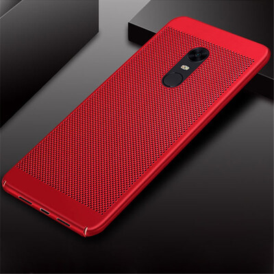 

Goowiiz Phone Case For Xiaomi RedMi Note 5Note 5 ProNote 5A Pro Full Protection Slim Hard PC Breathable Grid Back Cover