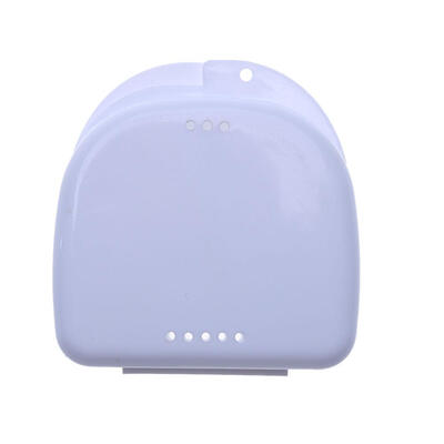 

New Practical Denture Device Molar Storage Box for Oral Care Tool White