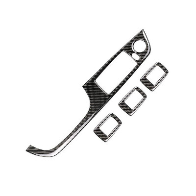 

Carbon Fiber Window Lifter Switch Buttons Decorative Frame Cover Trim Interior Molding Sticker for BMW E90 E92 E93 3series 2005-20