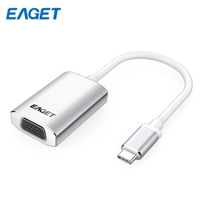 

EAGET CH09 Type-C to VGA Adapter HD Video Converter Support 1080P