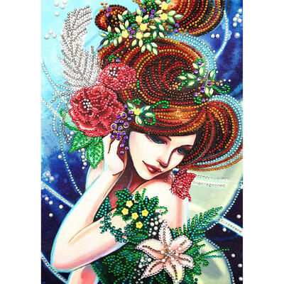 

5D DIY Special Shaped Diamond Painting Beauty Cross Stitch Mosaic Craft Kit
