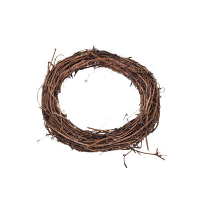 

1Pc 10-30cm Xmas Natural Dried Rattan Wreath Xmas Garland Door Wall Decoration