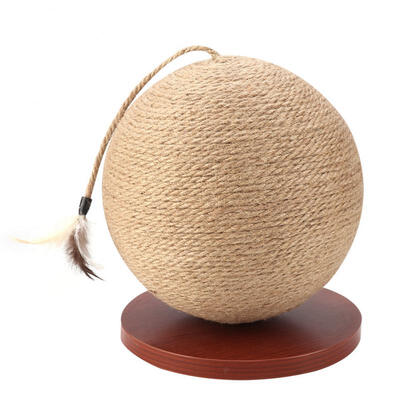 

Greensen Durable Sisal Pet Cat Scratcher Scratching Board Catching Ball Toy Stress Reliever