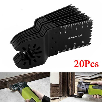 

10pcs 34mm Universal Carbon Steel Coarse Cutter Saw Blades Wood Mix Oscillating Multi Tool