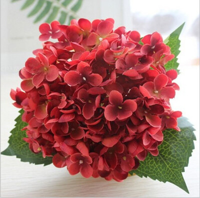

FUNNYBUNNY Artificial Hydrangea Silk Flowers Arrangements Bunch Bridal Bouquet Wedding Bouquet for Home Garden Party Decoration