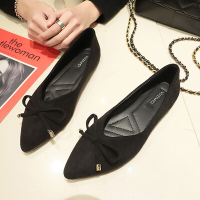 

Spring&summer pointed single shoes Doudou shoes womens shoes flat heel shallow comfortable casual shoes