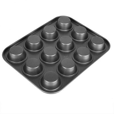 

Greensen Professional 12 Cup Muffin Yorkshire Pudding Cupcake Tray Bakeware Non-Stick