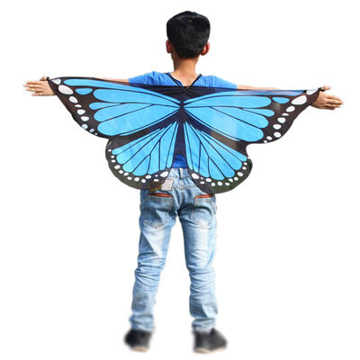 

Home Butterfly Cloak Shawl with Shoulder Straps Butterfly Wings Design Shawl for Kids Toy Holiday Kids Decor Costume Accessories