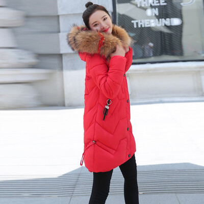 

Tailored Fashion Women Outerwear Long Sleeve Zipper Tops Hooded Button Cotton-padded Coat