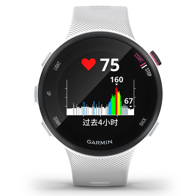 

Garmin outdoor watch Forerunner45s light white Samsung positioning smart watch men&women heart rate watch running riding smart notification sports fashion watch