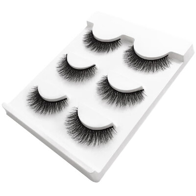 

SHIDISHANGPIN 3 Pairs False Eye Lashes Mix Style Natural Handmade Thick False Eyelashes Extension Sexy Soft Eye Lashes Mink False