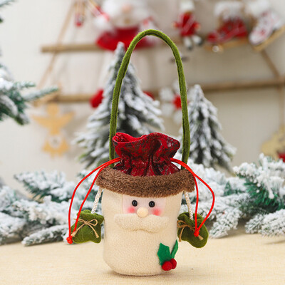 

〖Follure〗1PC Christmas Gift Storage Bag Drawstring Candy Toy Pouches Xmas Decoration