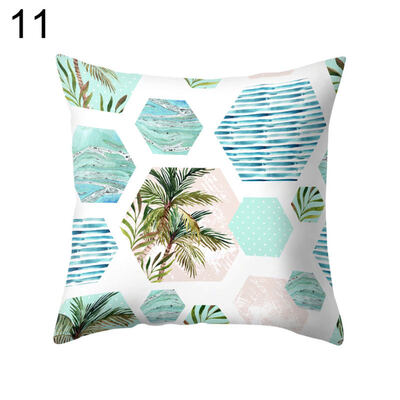 

Multi-Color Coconut Tree Square Throw Pillow Case Cushion Cover Bedding Articles